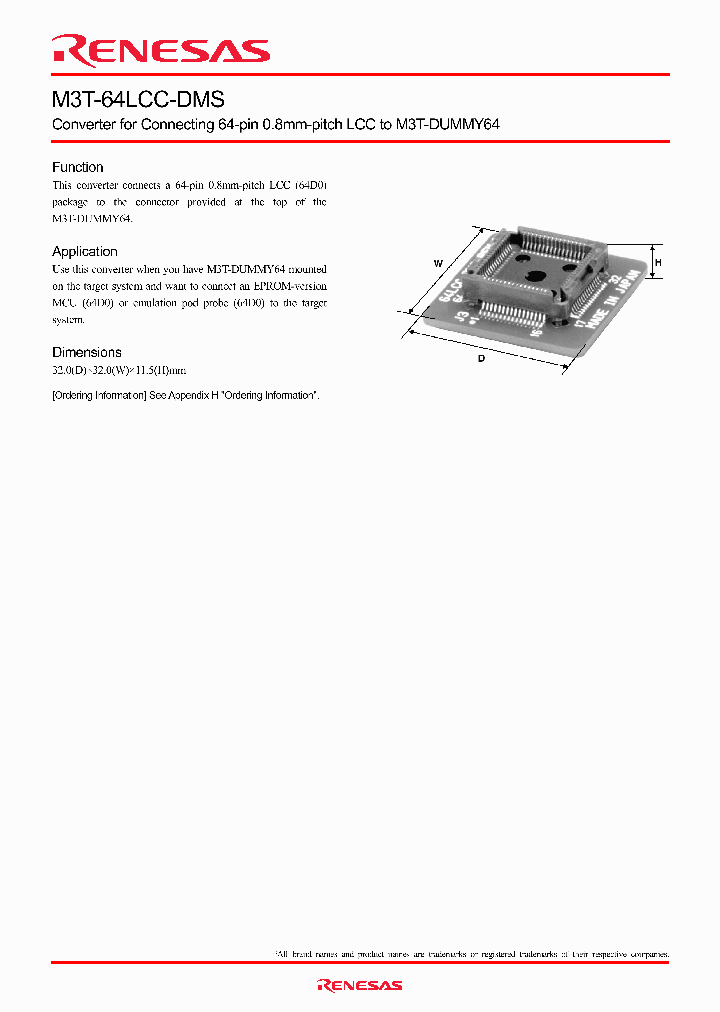 M3T-64LCC-DMS_4304177.PDF Datasheet