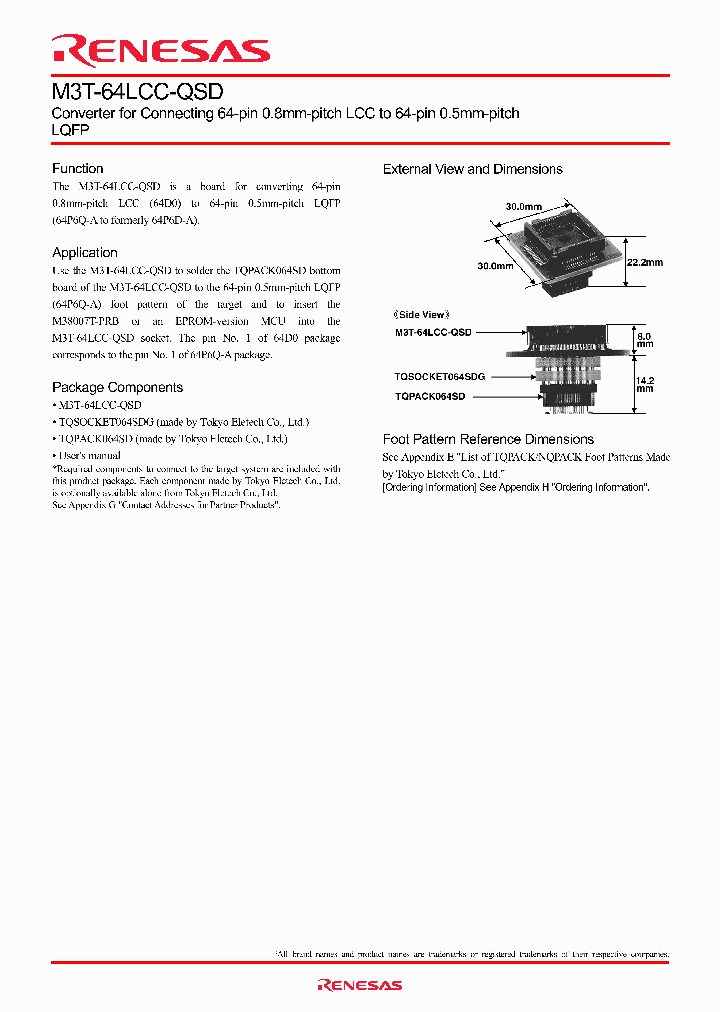 M3T-64LCC-QSD_4304178.PDF Datasheet