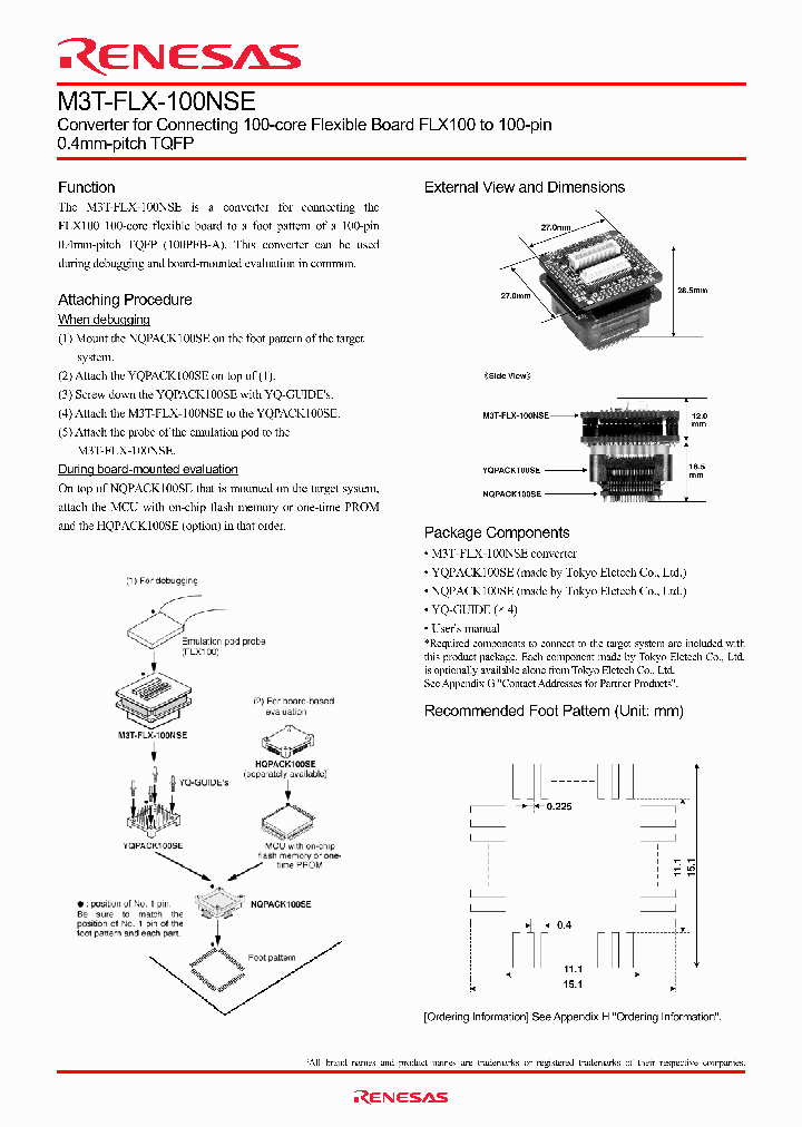 M3T-FLX-100NSE_4429079.PDF Datasheet