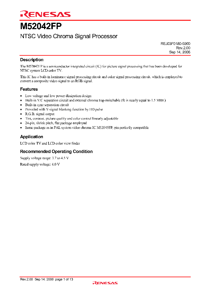 M52042FP_4365098.PDF Datasheet