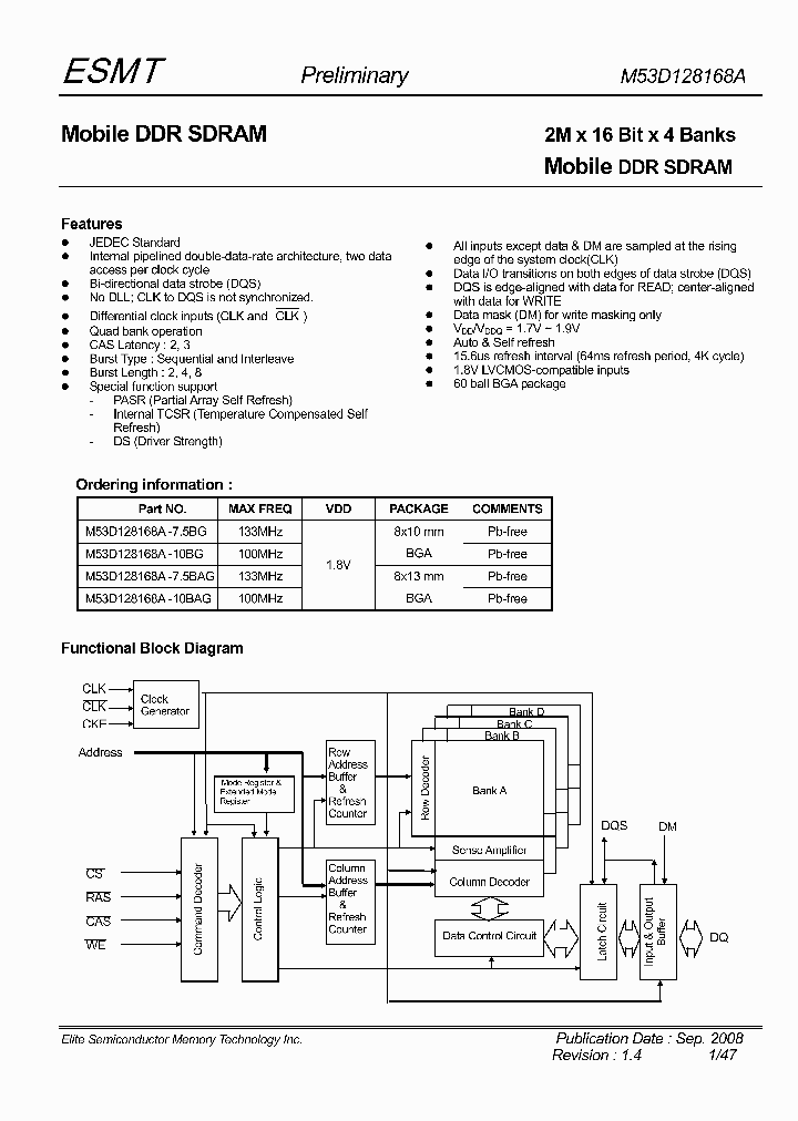 M53D128168A-75BAG_4802757.PDF Datasheet