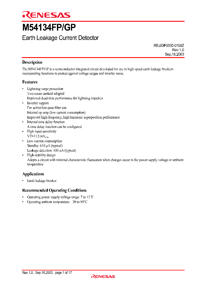 M54134FP_4510725.PDF Datasheet
