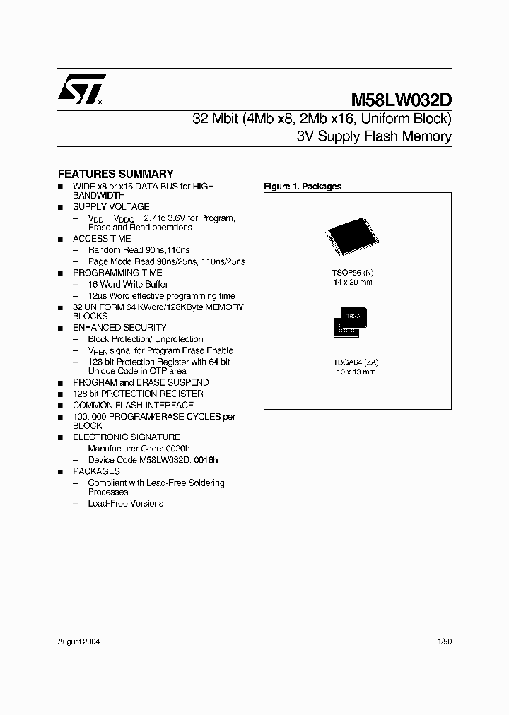 M58LW032D04_4884962.PDF Datasheet