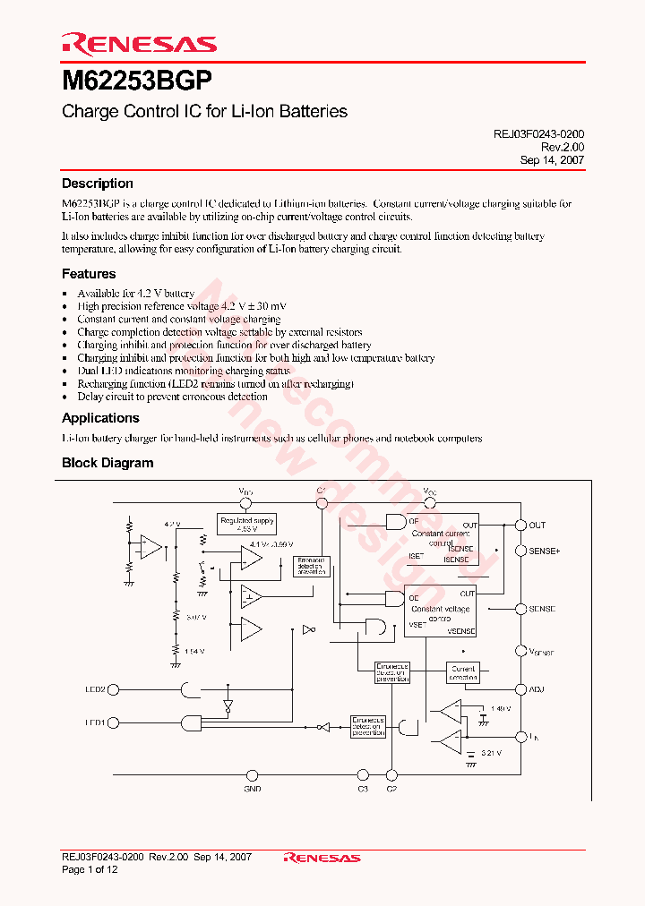 M62253BGP_4365132.PDF Datasheet