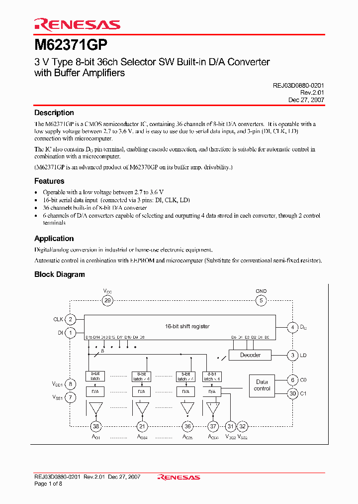 M62371GP_4292637.PDF Datasheet