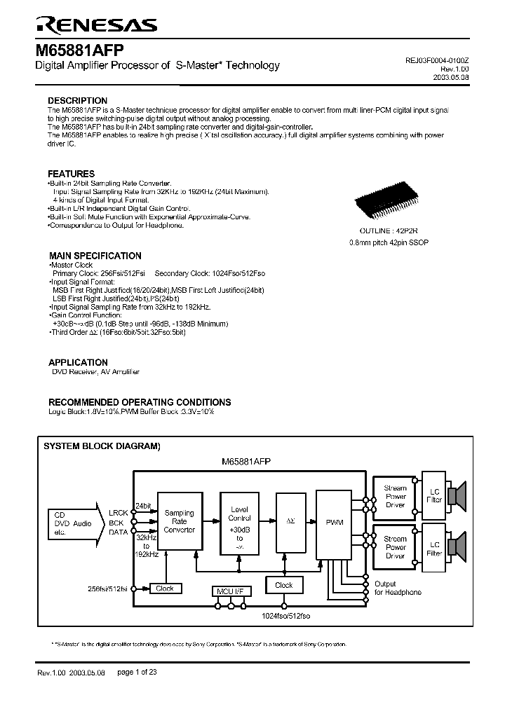 M65881AFP_4242974.PDF Datasheet