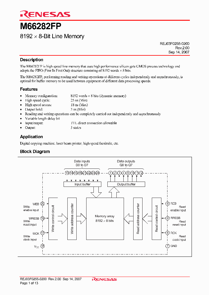 M66282FP_4238490.PDF Datasheet