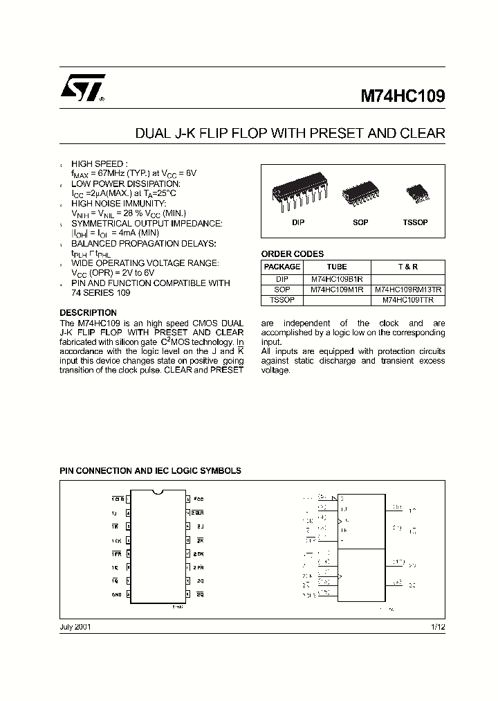 M74HC109RM13TR_4781458.PDF Datasheet