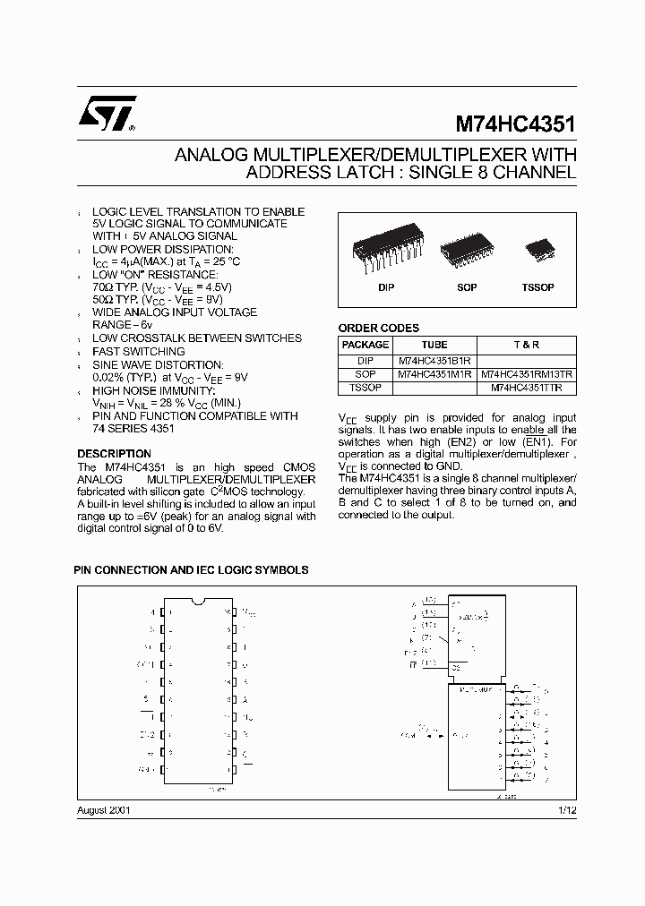 M74HC4351TTR_4912954.PDF Datasheet