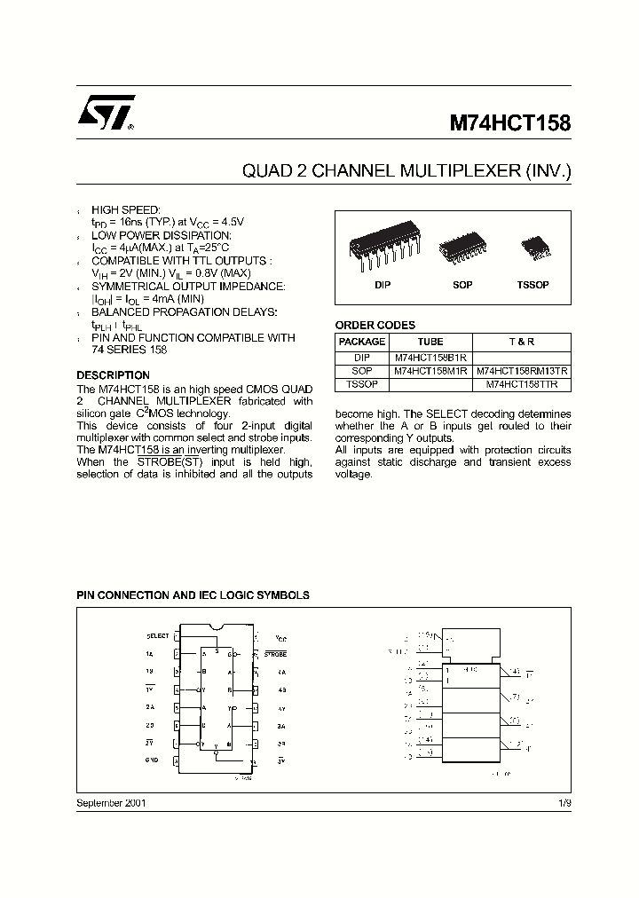 M74HCT158B1R_4317351.PDF Datasheet
