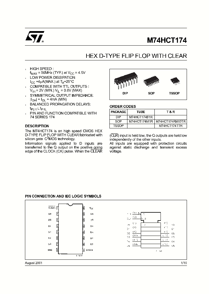 M74HCT174B1R_4279744.PDF Datasheet
