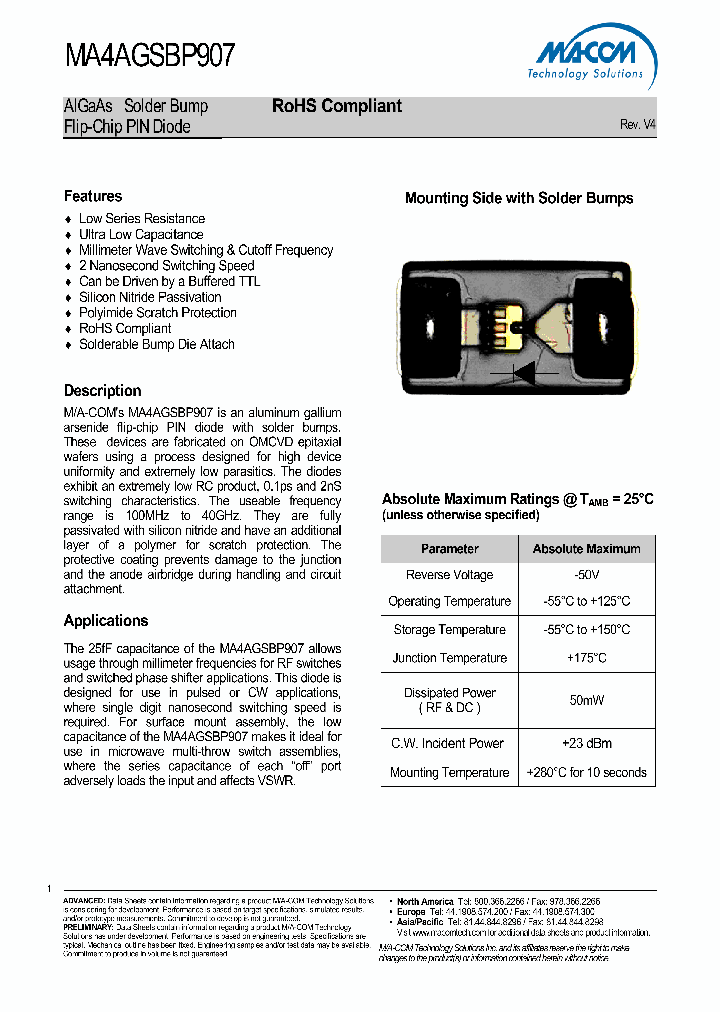 MA4AGSBP907_4565262.PDF Datasheet