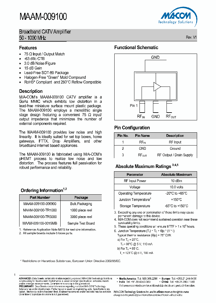 MAAM-009100_4522940.PDF Datasheet