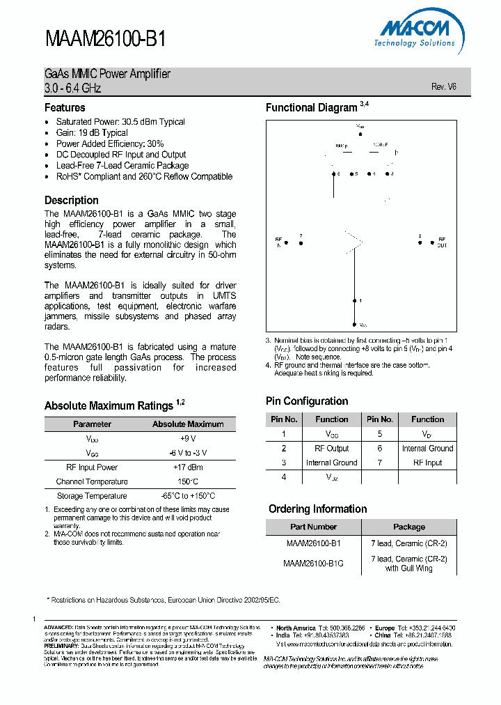 MAAM26100-B1_4467226.PDF Datasheet