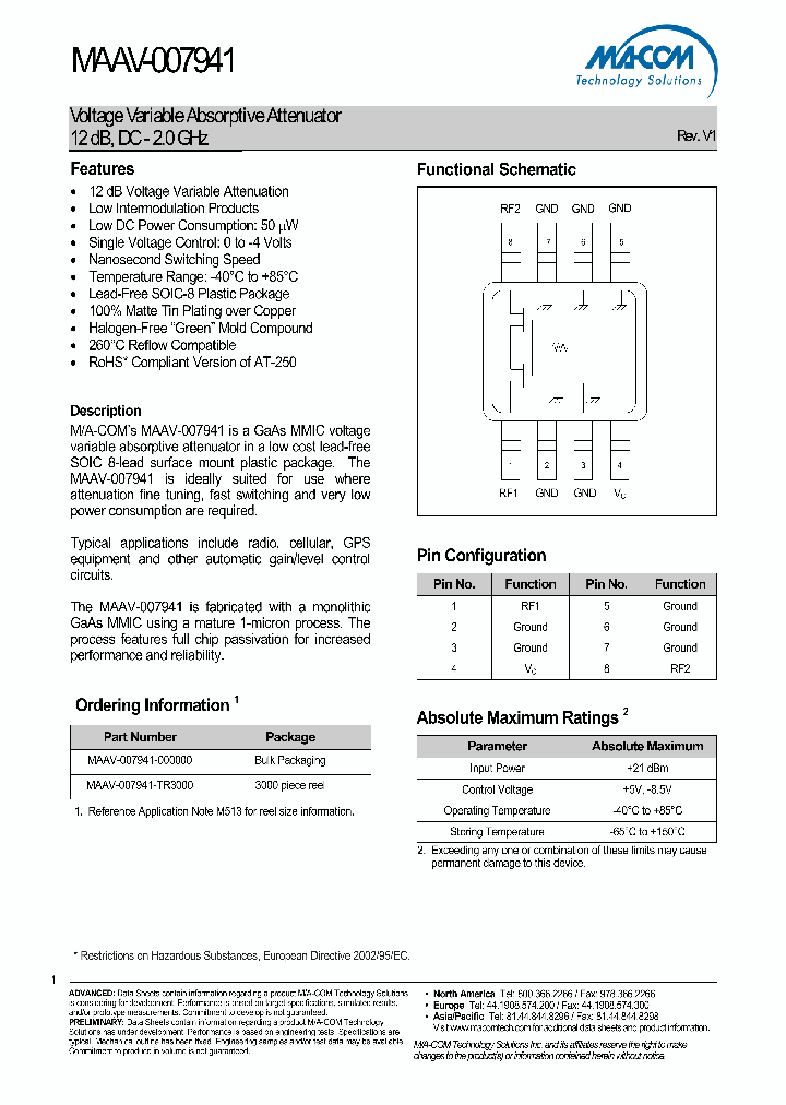 MAAV-007941_4521633.PDF Datasheet