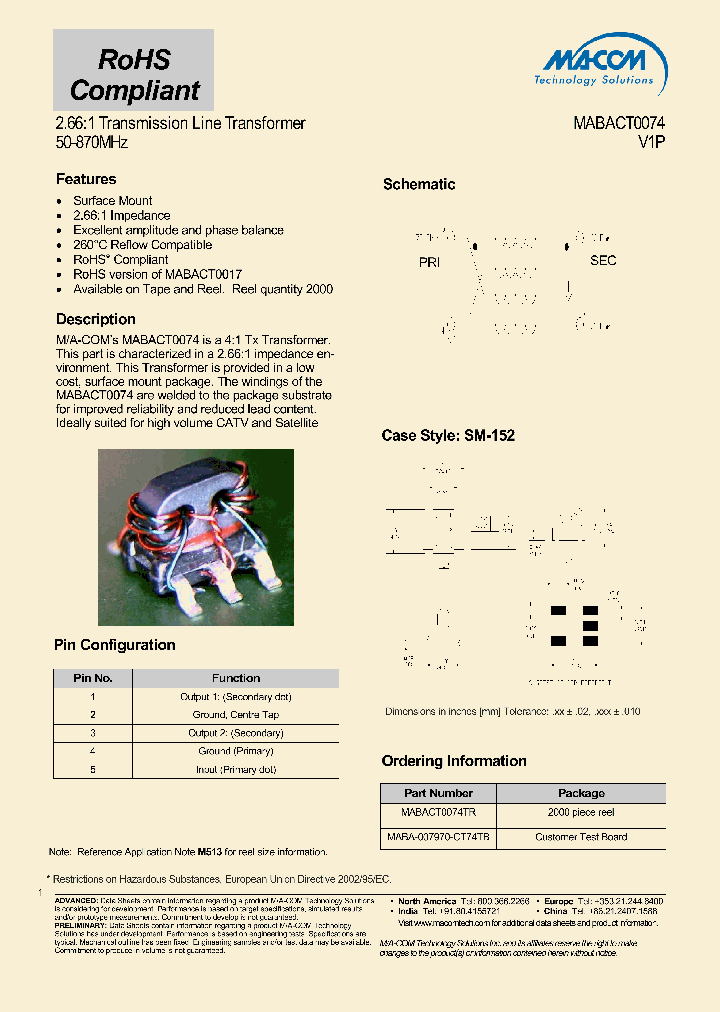 MABA-007970-CT74TB_4666495.PDF Datasheet