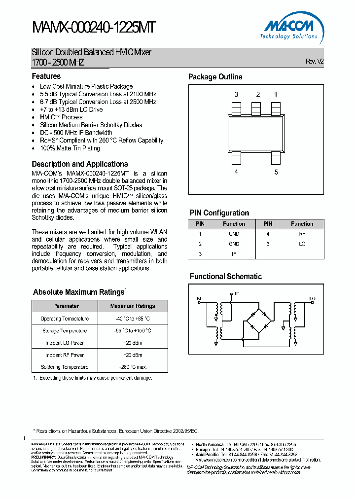 MAMX-000240-1225MT_4853093.PDF Datasheet
