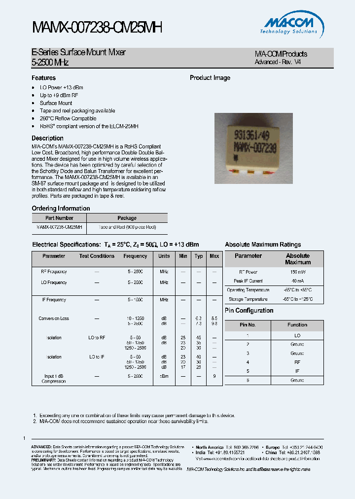 MAMX-007238-CM25MH_4720271.PDF Datasheet