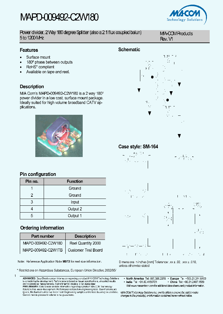 MAPD-009492-C2W180_4502134.PDF Datasheet