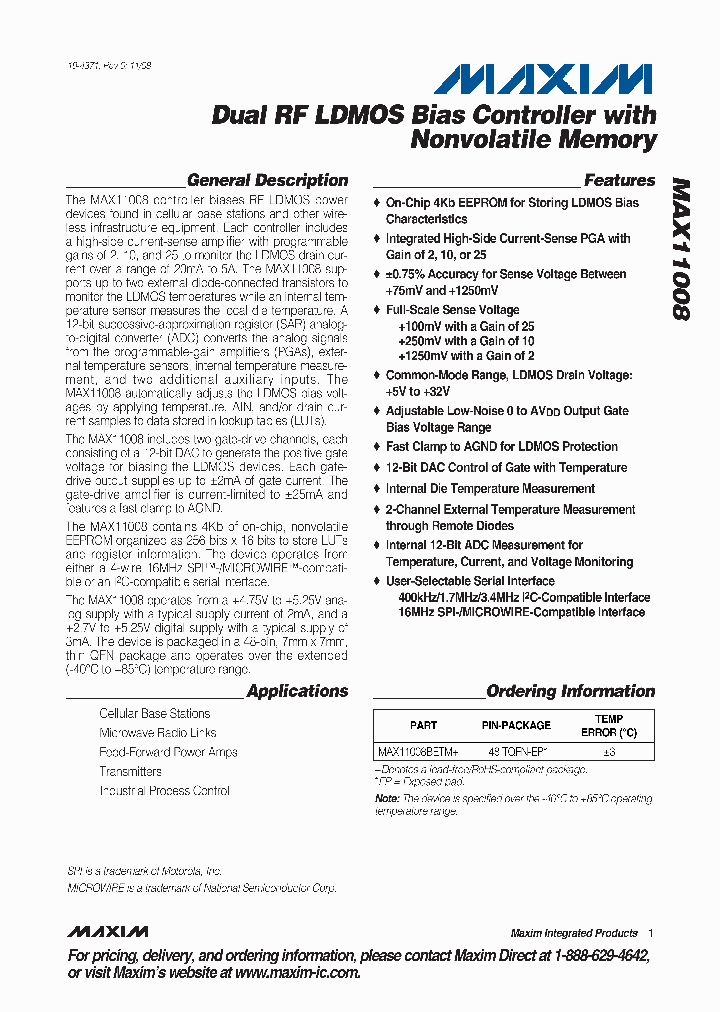 MAX11008_4303179.PDF Datasheet