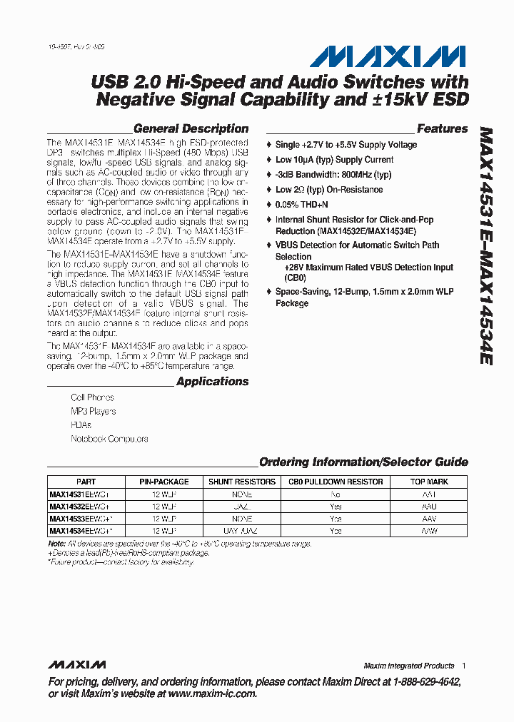 MAX14531E_4477240.PDF Datasheet