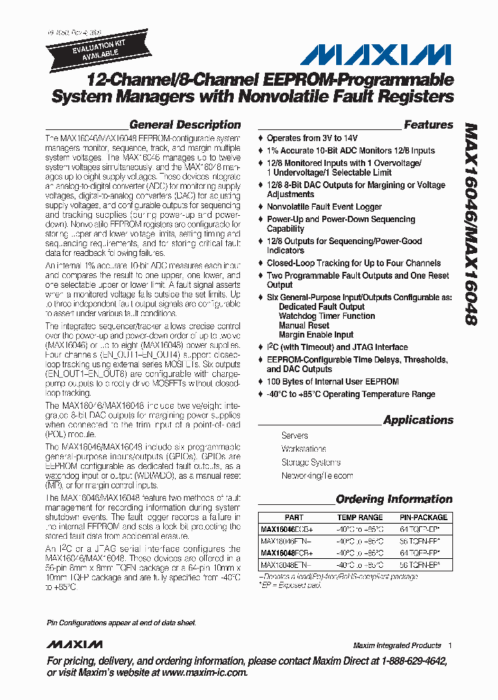 MAX16046ECB_4828595.PDF Datasheet