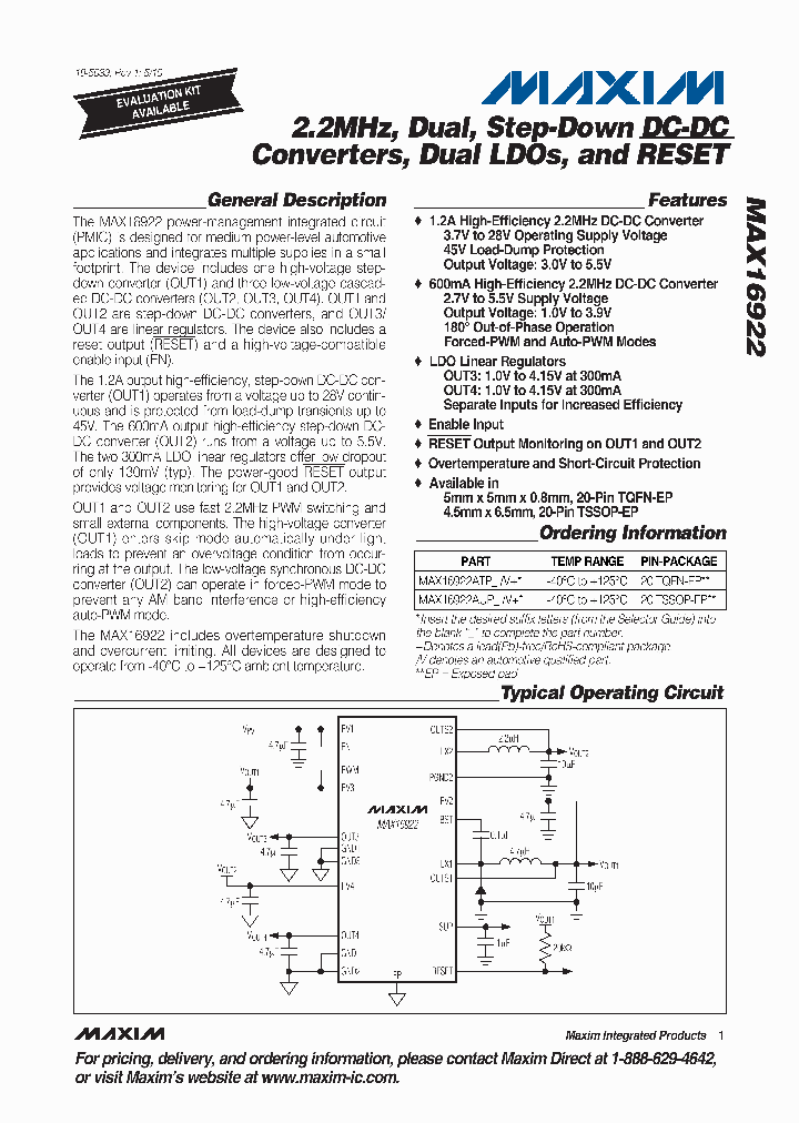 MAX1692210_4580609.PDF Datasheet