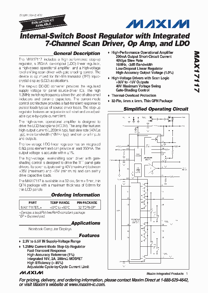 MAX17117ETJ_4893950.PDF Datasheet