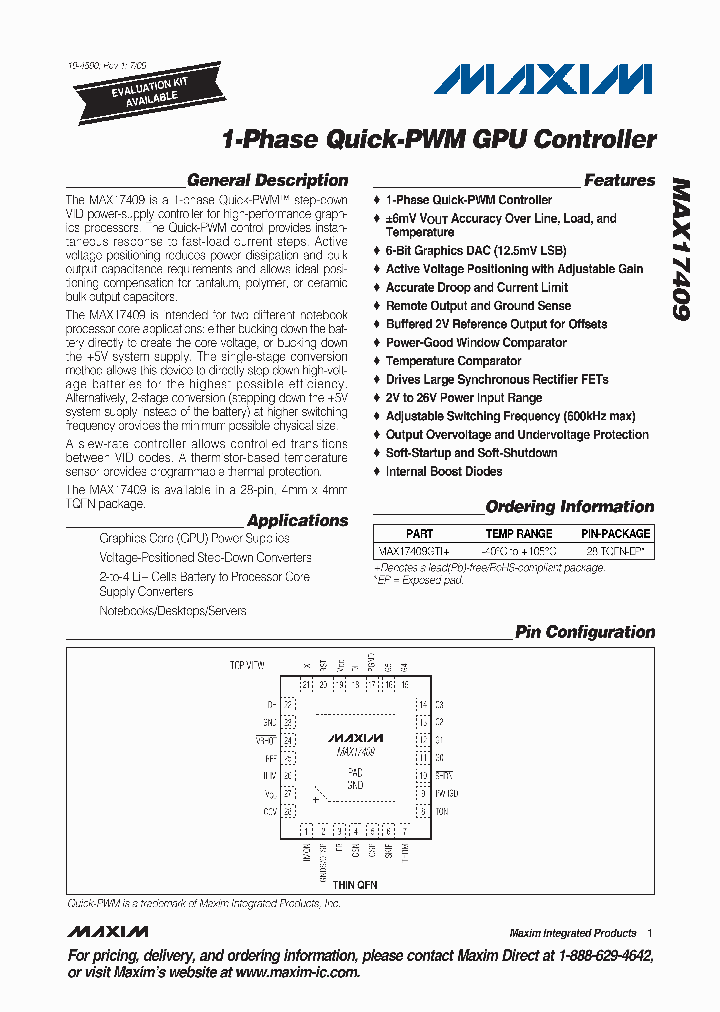 MAX17409GTI_4526010.PDF Datasheet