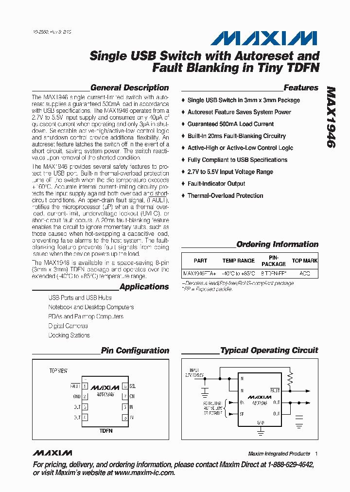 MAX1946ETA_4529996.PDF Datasheet