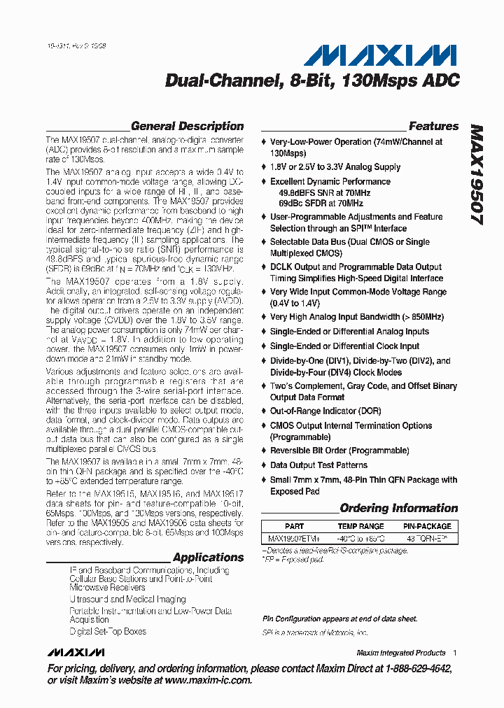MAX19507_4300162.PDF Datasheet