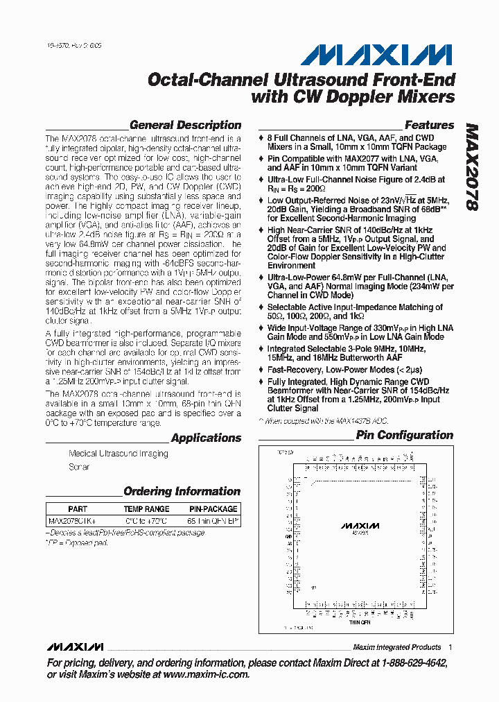 MAX2078CTK_4462341.PDF Datasheet