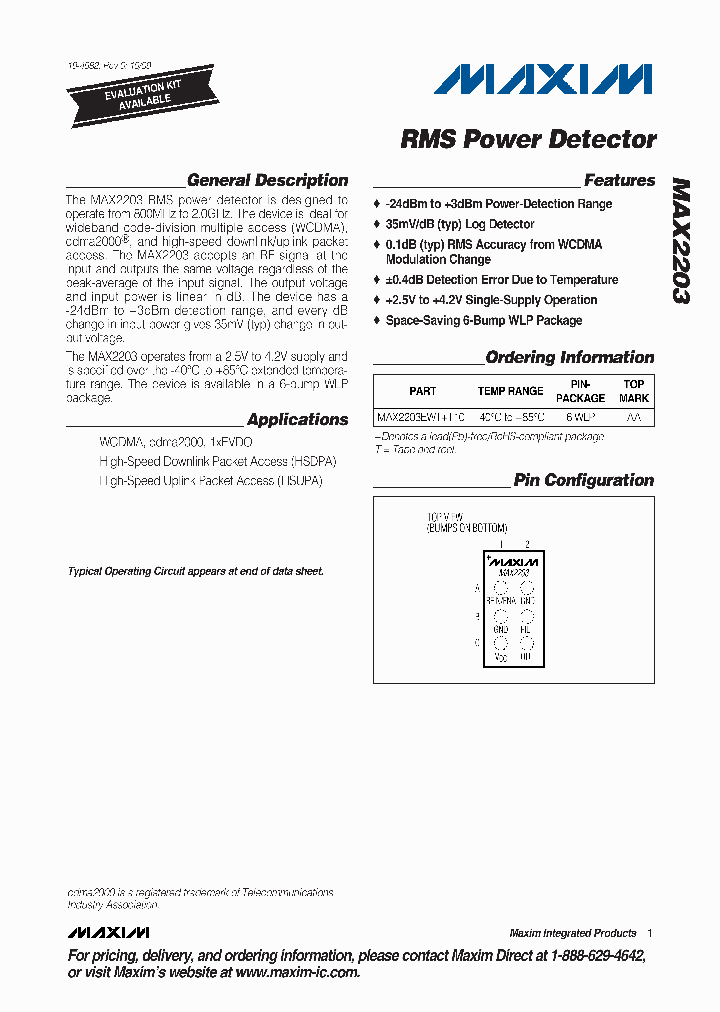 MAX2203_4674865.PDF Datasheet