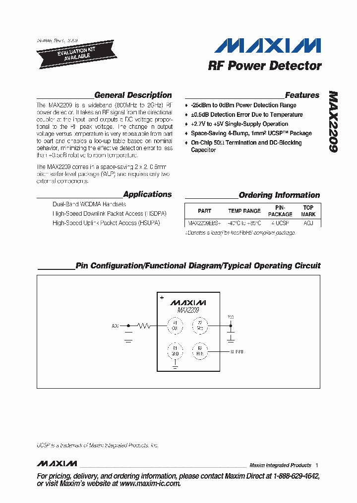 MAX2209_4674867.PDF Datasheet