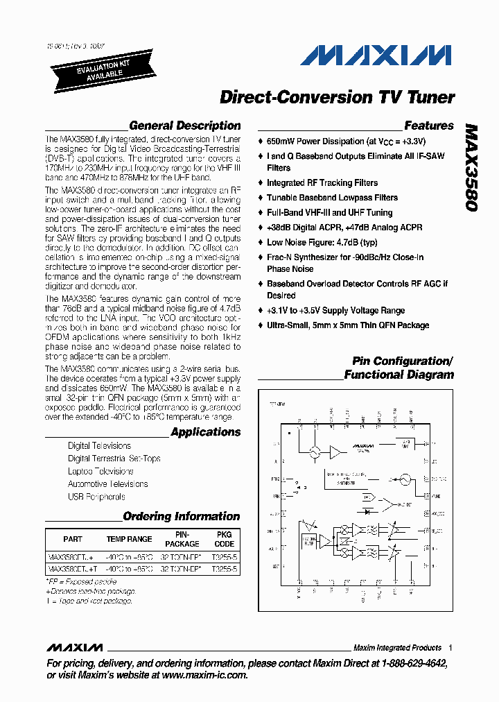 MAX3580ETJ_4660618.PDF Datasheet