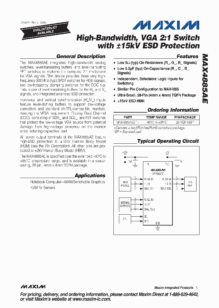 MAX4885AE_4714506.PDF Datasheet