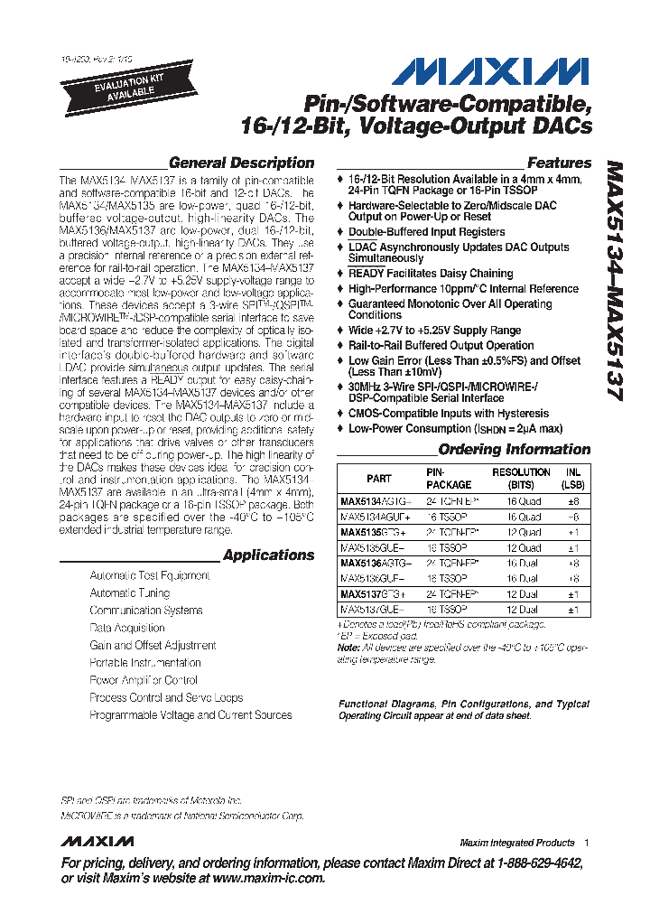 MAX5134AGUE_4767863.PDF Datasheet