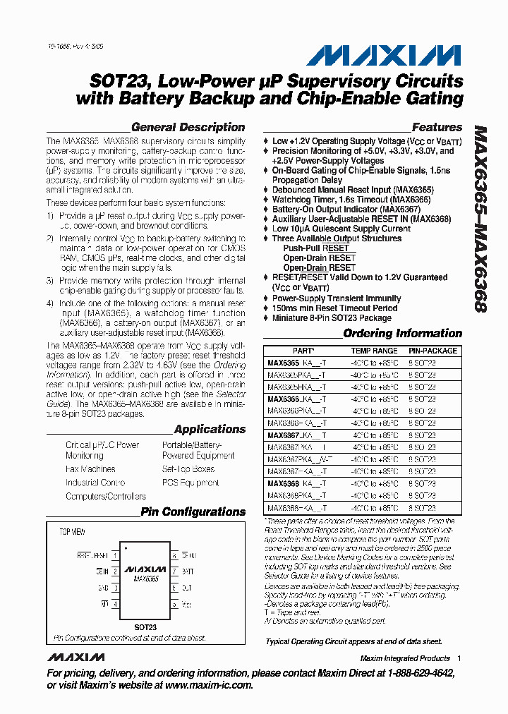 MAX6366LKA-T_4652291.PDF Datasheet