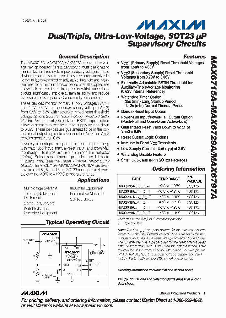 MAX6719AUT_4891781.PDF Datasheet