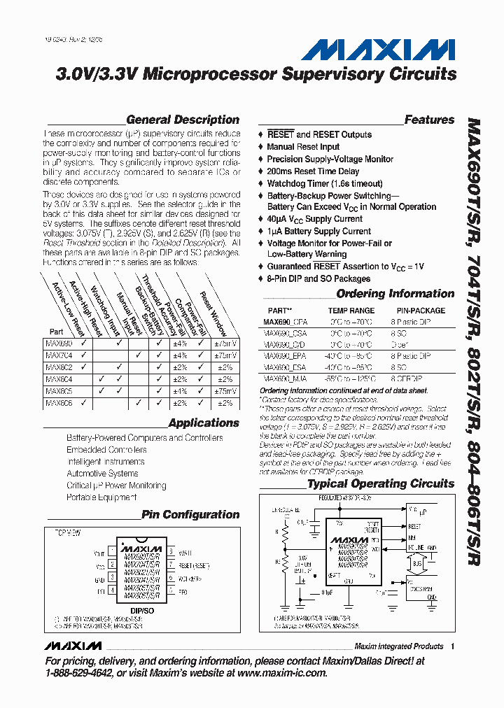 MAX690T05_4875700.PDF Datasheet