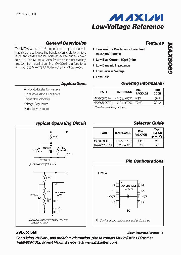 MAX8069CCZQ_4912412.PDF Datasheet
