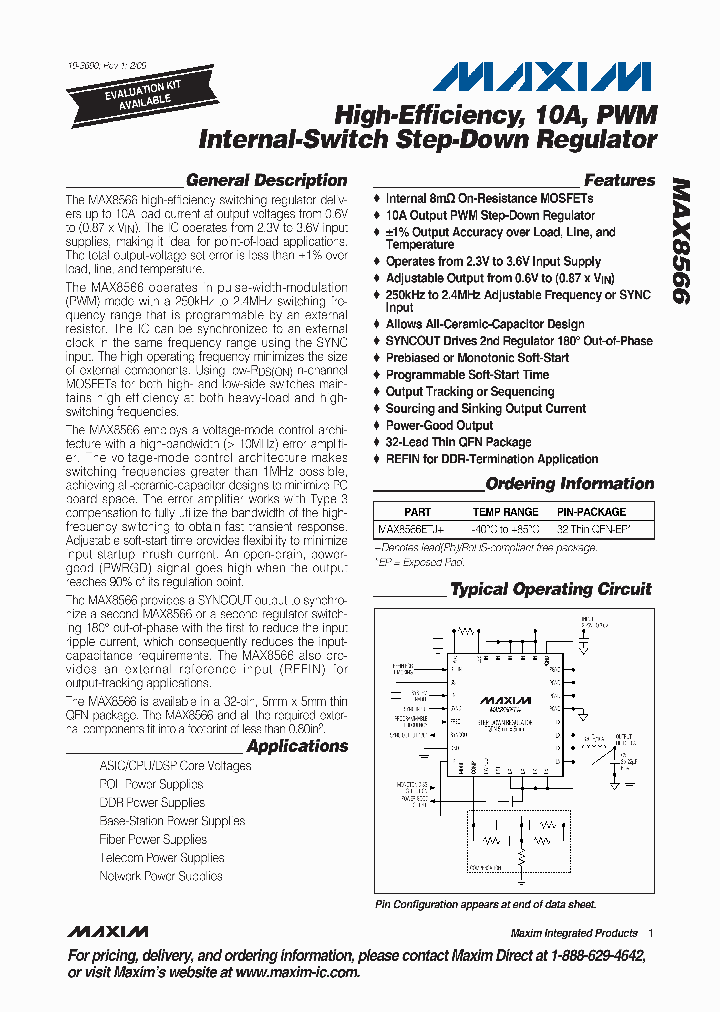 MAX8566ETJ_4660620.PDF Datasheet