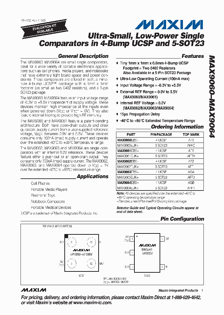 MAX9063EBS_4462917.PDF Datasheet