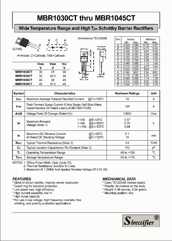 MBR1030CT_4388776.PDF Datasheet