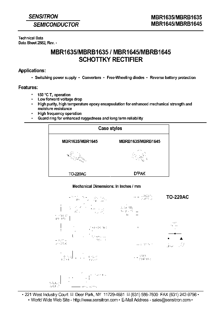 MBR1635_4377283.PDF Datasheet