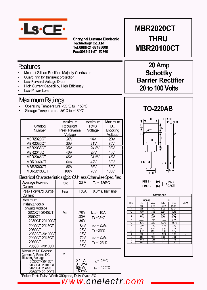 MBR20100CT_4533850.PDF Datasheet