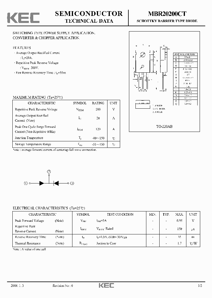 MBR20200CT_4230688.PDF Datasheet