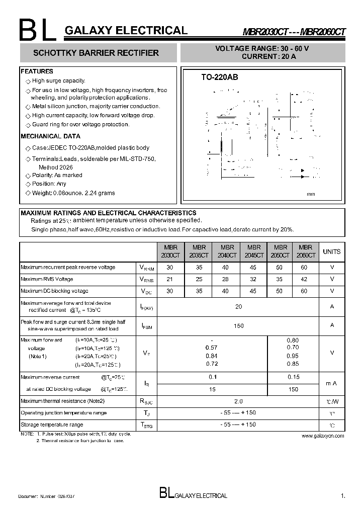 MBR2035CT_4654804.PDF Datasheet