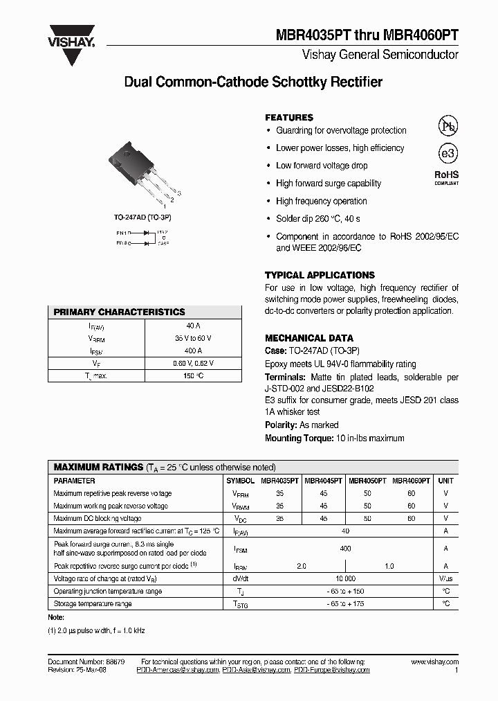 MBR4035PT_4848816.PDF Datasheet