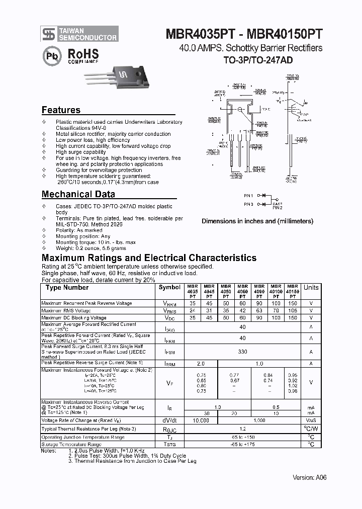 MBR4035PT1_4848817.PDF Datasheet